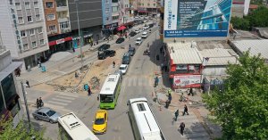 Gebze şehir merkezinde yollar genişliyor, trafik rahatlıyor