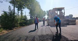 Salim Dervişoğlu Caddesi asfaltlanıyor
