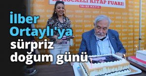 İlber Ortaylı'ya sürpriz doğum günü