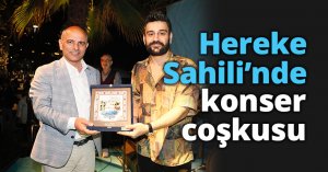 Hereke Sahili’nde konser coşkusu