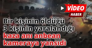 Kaza anı anbean kameraya yansıdı