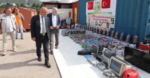 Körfez Belediyesi, binlerce ton atık malzemeyi geri kazandırdı