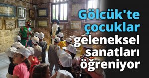 Gölcük'te çocuklar geleneksel sanatları öğreniyor
