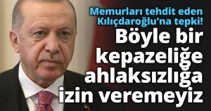 Böyle bir kepazeliğe ahlaksızlığa izin veremeyiz
