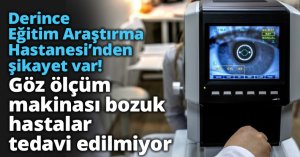  Derince Eğitim Araştırma Hastanesi’nden şikayet var! 