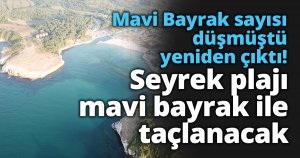 Mavi Bayrak sayısı düşmüştü yeniden çıktı! Seyrek plajı mavi bayrak ile taçlanacak