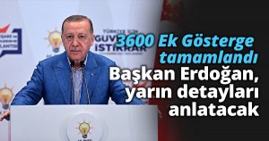 3600 EK GÖZTERGE  ÇALIŞMALARI TAMAMLANDI