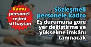 Kamu personel rejimi sil baştan