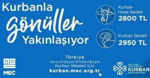 İLKÇEV, MEC Vakfı’nın organize ettiği 17.Uluslararası Kurban Organizasyonu’na destek veriyor. 
