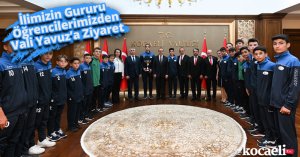 İlimizin Gururu Öğrencilerimizden Vali Yavuz’a Ziyaret