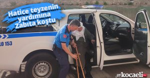 Hatice teyzenin yardımına Zabıta koştu