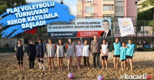 PLAJ VOLEYBOLU TURNUVASI REKOR KATILIMLA BAŞLADI