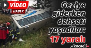 Geziye giderken dehşeti yaşadılar: 17 yaralı