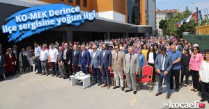 KO-MEK Derince ilçe sergisine yoğun ilgi