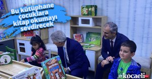 Bu kütüphane çocuklara kitap okumayı sevdirecek