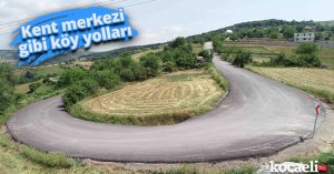 Kent merkezi gibi köy yolları