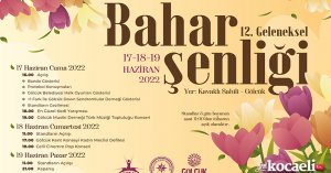 12. BAHAR ŞENLİĞİ GÖLCÜK’TE BAŞLIYOR