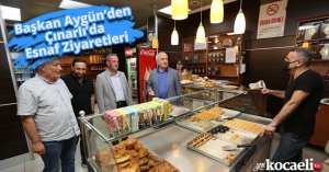 Başkan Aygün’den Çınarlı’da Esnaf Ziyaretleri