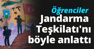 Öğrenciler Jandarma Teşkilatı'nı böyle anlattı