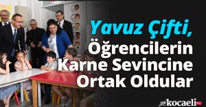 Yavuz Çifti, Öğrencilerin Karne Sevincine Ortak Oldular