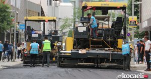 Ağadere Caddesi’ne ikinci tabaka asfalt serildi