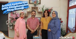 Artvinli Kadınlardan Şehit Kütüphanesine Kitap Desteği