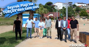 Seyrek Plajı’na TÜRÇEV’den tam not