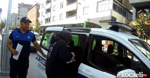 Sınava geç kalanların imdadına zabıta ekipleri yetişti