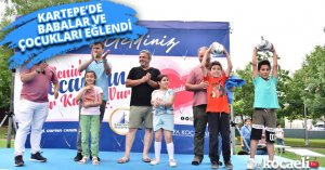 KARTEPE’DE BABALAR VE ÇOCUKLARI EĞLENDİ