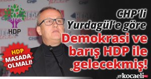 CHP'li Yurdagül'e göre barış ve demokrasi HDP ile gelecekmiş!