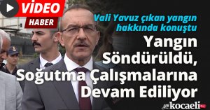 Yangın Söndürüldü, Soğutma Çalışmalarına Devam Ediliyor