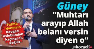 Muhtarı arayıp Allah belanı versin diyen o