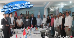 Erzurumlular Vakfı başarıyı ödüllendiriyor