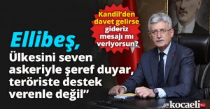 Ellibeş: “Ülkesini seven askeriyle şeref  duyar, teröriste destek verenle değil”