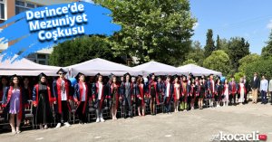 Derince’de Mezuniyet Coşkusu