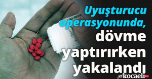 Uyuşturucu operasyonunda, dövme yaptırırken yakalandı