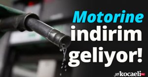 Motorine indirim geliyor