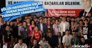 ŞÖLEN HAVASINDA GEÇEN SOKAK BASKETBOLU TURNUVASI TAMAMLANDI 