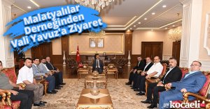 Malatyalılar Derneğinden Vali Yavuz'a Ziyaret 
