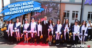 KOCAELİ BİLNET OKULLARINDA MEZUNİYET HEYECANI