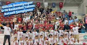 Gölcük Belediyespor U-10 Basketbol Takımı Kocaeli Şampiyonu