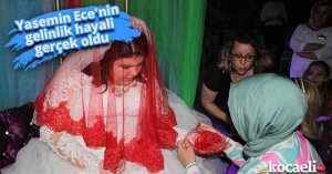 Yasemin Ece'nin gelinlik hayali gerçek oldu