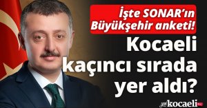 İşte SONAR’ın Büyükşehir anketi! Kocaeli kaçıncı sırada yer aldı?