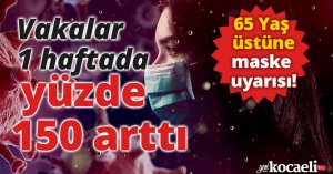 Vakalar 1 haftada yüzde 150 arttı