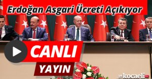 Erdoğan yeni asgari ücreti açıklıyor!