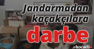 Jandarmadan kaçakçılara darbe
