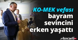 KO-MEK vefası bayram sevincini erken yaşattı