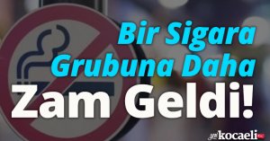 Bir Sigara Grubuna Daha Zam Geldi