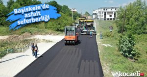 Başiskele'de asfalt seferberliği