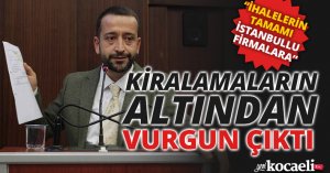 TUTUŞ,”ARAÇ KİRALAMALARININ ALTINDAN VURGUN ÇIKTI”